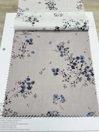 7026-1630-2 60 タイプライター ぼかし花[生地] 北高 サブ画像