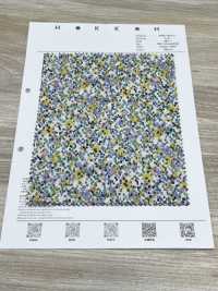 4026-1670-3 60 ローン 幾何花[生地] 北高 サブ画像