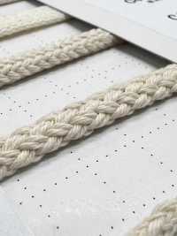 C10 天然素材コード PART1 綿10 丸紐 6.0mm[リボン・テープ・コード] こるどん サブ画像