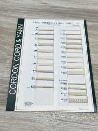 C161S 天然素材コード PART1 C161S 丸紐 1.5mm[リボン・テープ・コード] こるどん サブ画像