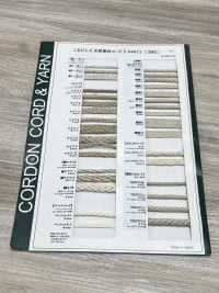CL6 天然素材コード PART2 綿麻6 丸紐 芯入り 3.5mm[リボン・テープ・コード] こるどん サブ画像