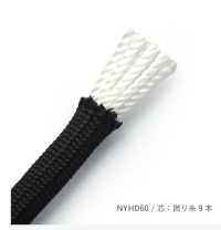 NYHD60 ナイロン ハード ロープ 6MM 芯入り[リボン・テープ・コード] こるどん サブ画像