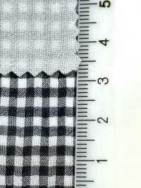 14428 80sコットンSZボイルシフォンギンガムチェックトリプルワッシャー[生地] SUNWELL(サンウェル) サブ画像