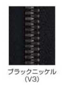 3SGWV3C-SLSB-B 尻合わせ EXCELLA® ファスナー 3サイズ ブラックニッケル 止 ダブル YKK サブ画像