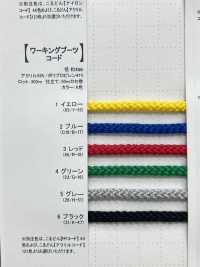 WKBC ワーキングブーツコード 丸紐 4.0mm[リボン・テープ・コード] こるどん サブ画像