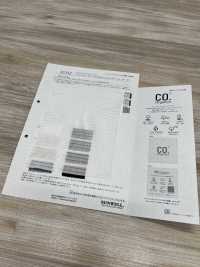 35532 コードットオーガニックス®️ 50sボイル キャッチワッシャー ボーダー[生地] SUNWELL(サンウェル) サブ画像