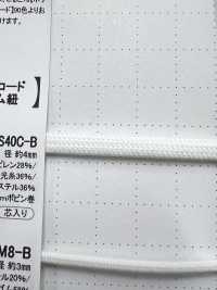PPELM35S40C-B 蓄光コード 丸紐 4.0mm[リボン・テープ・コード] こるどん サブ画像