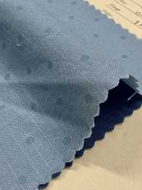 A-1510 フラワー&ドット インディゴ染 プリント[生地] 有延商店 サブ画像