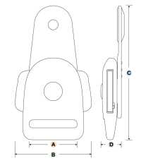 IB-KT YKK IB-KT サイドリリースタイプ[バックル・カン類] YKK サブ画像