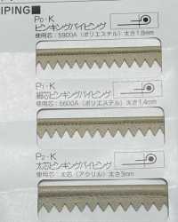 A-8400-PKK A-8400 テクロスⅡ ピンキングパイピング[リボン・テープ・コード] STAR BRAND (星加) サブ画像