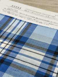 35533 60sオーガニックコットン/ リネン/ ラミー ローン チェック[生地] SUNWELL(サンウェル) サブ画像