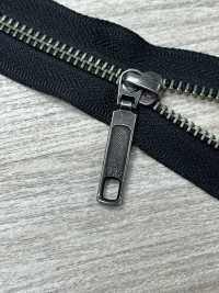 5RGTHOR-OUTLET メタルファスナー 5サイズ アンティークシルバー オープン YKK サブ画像