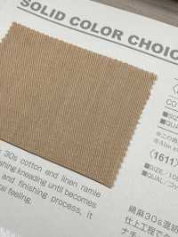 B1611Z ウルトラワッシャー 綿麻 2/2綾 半折[生地] VANCET サブ画像