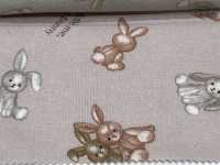 AP62202 マイ フラッフィー フレンズ アニマル シーチング (丸巻)[生地] コスモテキスタイル サブ画像