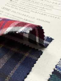 B5755Z 20s フランネルチェック 半折[生地] VANCET サブ画像