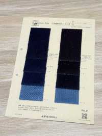 INDIGO 1427 一本黒 刺し子[生地] 富士金梅 サブ画像