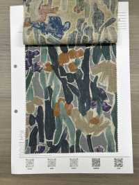 8026-1790-2 綿 麻 シーチング  アートボタニカル[生地] 北高 サブ画像