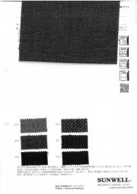 43505 LANATEC®️ Lab ツイード ツイル シャンブレー[生地] SUNWELL(サンウェル) サブ画像
