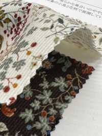 19187 シャツ コール 小鳥小花柄 プリント[生地] SUNWELL(サンウェル) サブ画像