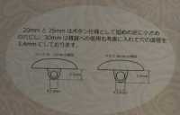OCH2 コンチョボタン イーグル 大阪プラスチック工業(DAIYA BUTTON) サブ画像