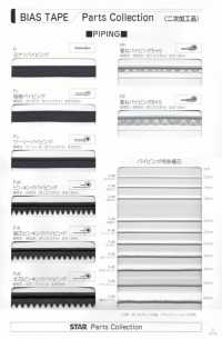 7700-PIPING 7700 高密度タフタ パイピング[リボン・テープ・コード] STAR BRAND (星加) サブ画像
