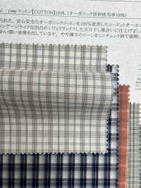 14440 コードット オーガニックス(R) 60s ミニチェック クラフト ワッシャー[生地] SUNWELL(サンウェル) サブ画像
