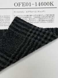 OFE01-14600K コットン エアウォームチェック[生地] 小原屋繊維 サブ画像
