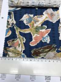 7027-740-1 綿麻 シーチング リップル タッチ花柄[生地] 北高 サブ画像