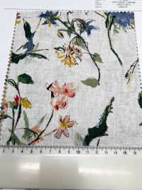 4027-790-1 綿麻 シーチング タッチ花[生地] 北高 サブ画像