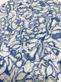 7027-601-1 60 ローン 6195 ペン描き花[生地] 北高 サブ画像