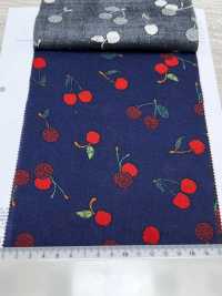 7027-616-2 60ローン 9088 刺繍さくらんぼ[生地] 北高 サブ画像