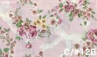 RU2530 RURU BOUQUET Rose Wreath プリント シーチング (丸巻)[生地] コスモテキスタイル サブ画像