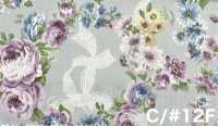 RU2530 RURU BOUQUET Rose Wreath プリント シーチング (丸巻)[生地] コスモテキスタイル サブ画像