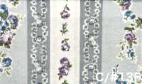 RU2530 RURU BOUQUET Rose Wreath プリント シーチング (丸巻)[生地] コスモテキスタイル サブ画像