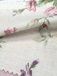 RU2530 RURU BOUQUET Rose Wreath プリント シーチング (丸巻)[生地] コスモテキスタイル サブ画像