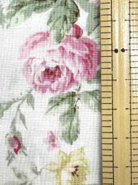 RU2530 RURU BOUQUET Rose Wreath プリント シーチング (丸巻)[生地] コスモテキスタイル サブ画像