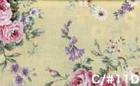 RU2530 RURU BOUQUET Rose Wreath プリント シーチング (丸巻)[生地] コスモテキスタイル サブ画像