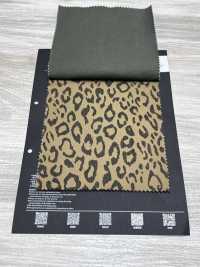 5-LEO-WS C/Pu ツイル ワッシャー レオパード[生地] 北高 サブ画像