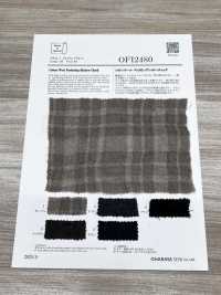 OFI2480 コットンウール パッカリング シャドーチェック[生地] 小原屋繊維 サブ画像