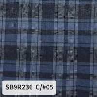 SB9R236 Organic シャーリングチェック[生地] 柴屋 サブ画像