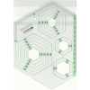 57995 ピーステンプレート＜六角形＞