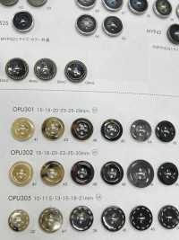 OPU301 ユリア樹脂製 フチあり 4つ穴ボタン 大阪プラスチック工業(DAIYA BUTTON) サブ画像