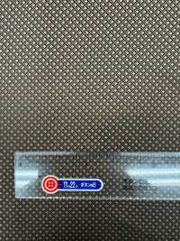 185BR 【アウトレット】山梨富士吉田 シルク100% 斜め市松模様柄 ブラウン[生地] ヤマモト(EXCY) サブ画像