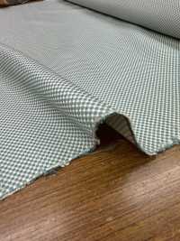 190GR 【アウトレット】山梨富士吉田 シルク100% 鹿の子調柄 グリーン[生地] ヤマモト(EXCY) サブ画像