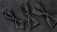 CM-106 高級素材 拝絹地使用カマーバンド ブラック[フォーマルアクセサリー] ヤマモト(EXCY) サブ画像