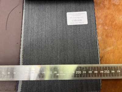 CNB1026 CANONICO(カノニコ) 定番 Super110's PERENNIAL グレー シャドーストライプ