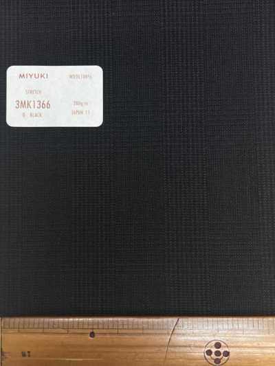 3MK1366 COMFORT LINE ACTIVA STRETCH ブラック[生地] 御幸毛織(ミユキ) サブ画像