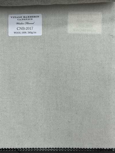 CNB2017 CANONICO(カノニコ) 定番 WOOLEN FLANNEL ライトベージュ 無地