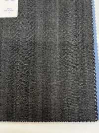 2ML2201 25SS 御幸生地 MIYUKI ヴァラエティズ VARAIETES HERRINGBONE DENIM チャコールグレー 織柄 御幸毛織(ミユキ) サブ画像