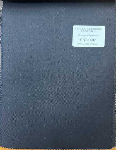 CNB0002 CANONICO(カノニコ) 定番 Super150's REVENGE 濃紺 無地